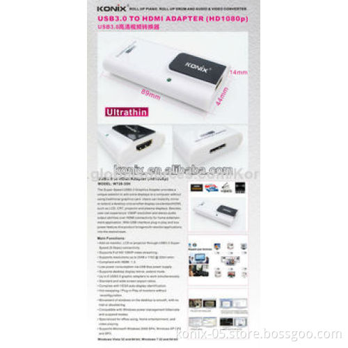 USB to HDMI Adapter, External USB Graphic Card